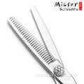 Damaskus Pattern Professional Hair Thinning Barber Scissors